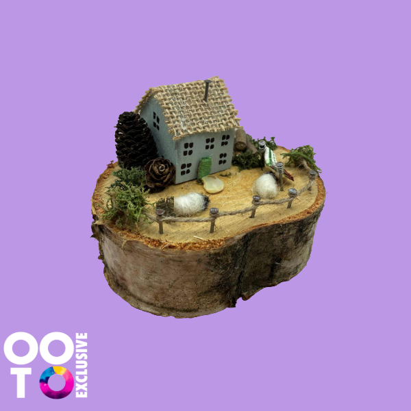 Handmade Small Wooden Country Cottages | Houses with Sheep