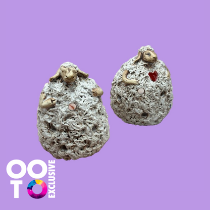 Ceramic Sheep Tealight Holders | 2 Designs