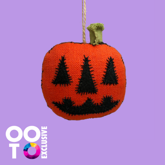 Pumpkin Heads | Halloween | Hanging Gothic Fabric Decoration