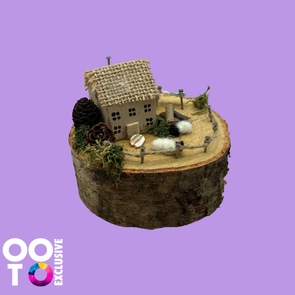 Handmade Small Wooden Country Cottages | Houses with Sheep