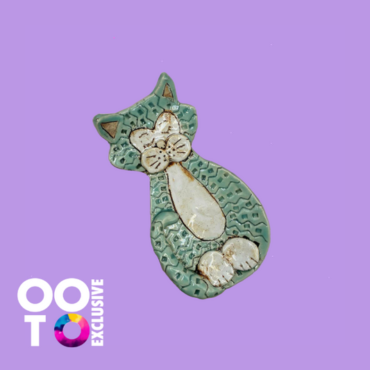 Ceramic Cat Spoon Rests | Various Colours