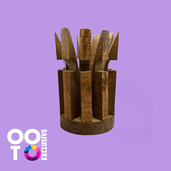 Wooden Lamp | Tulip Design