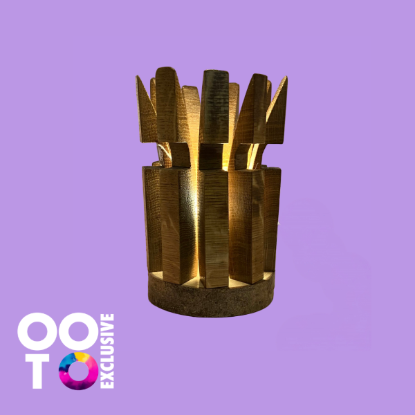 Wooden Lamp | Tulip Design