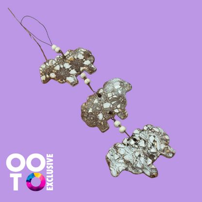 Ceramic Sheep Wall Hangers