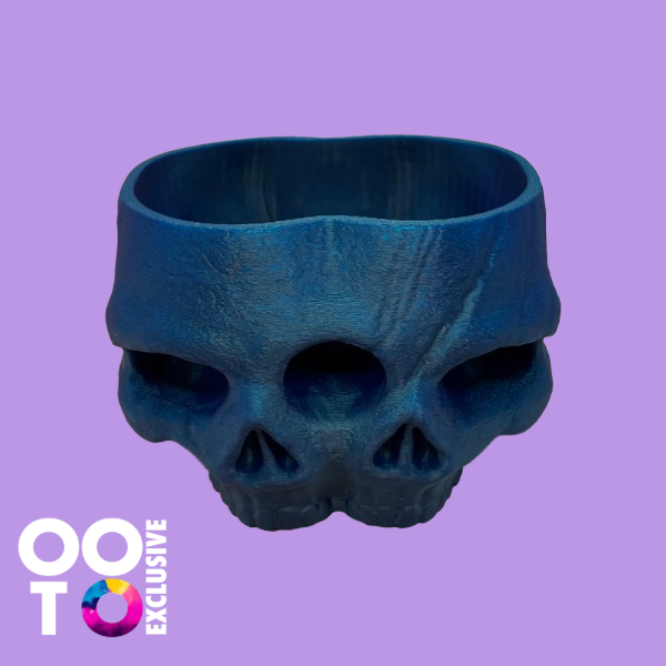 3D Printed Skull Plant Pots | Various Colours
