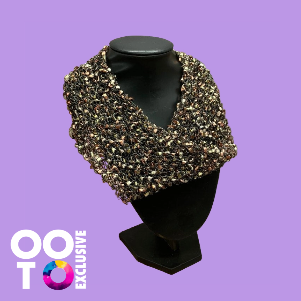 Handknitted Loop Twist Neck Scarves | Choose Your Colour!