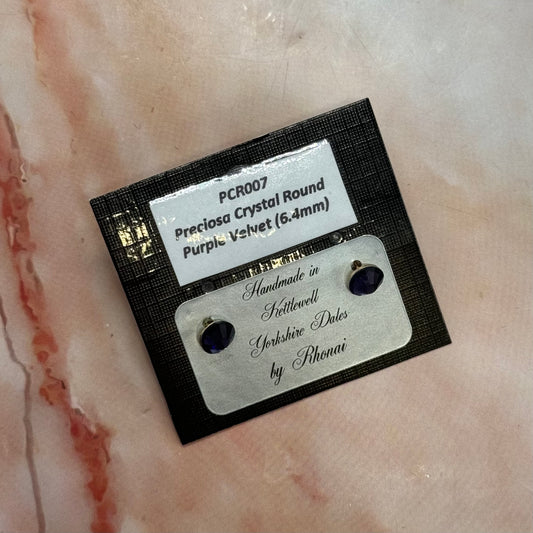 Swarovski, Primero & Preciosa Crystal Earrings | 6.4mm