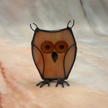 Owls & Chicks | Stained Glass | Various Colours & Sizes