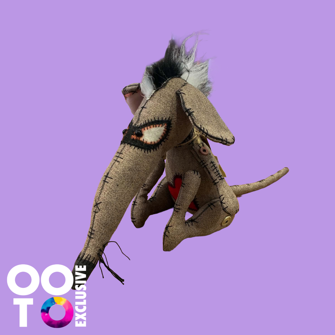 Ratty | Hand Sewn | Fabric Gothic Decoration