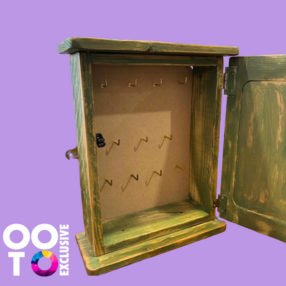 Up Cycled Wooden Key Cabinet | Wall Mountable