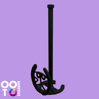 Horseshoe Kitchen Towel/Toilet roll Holder | Recycled Metal