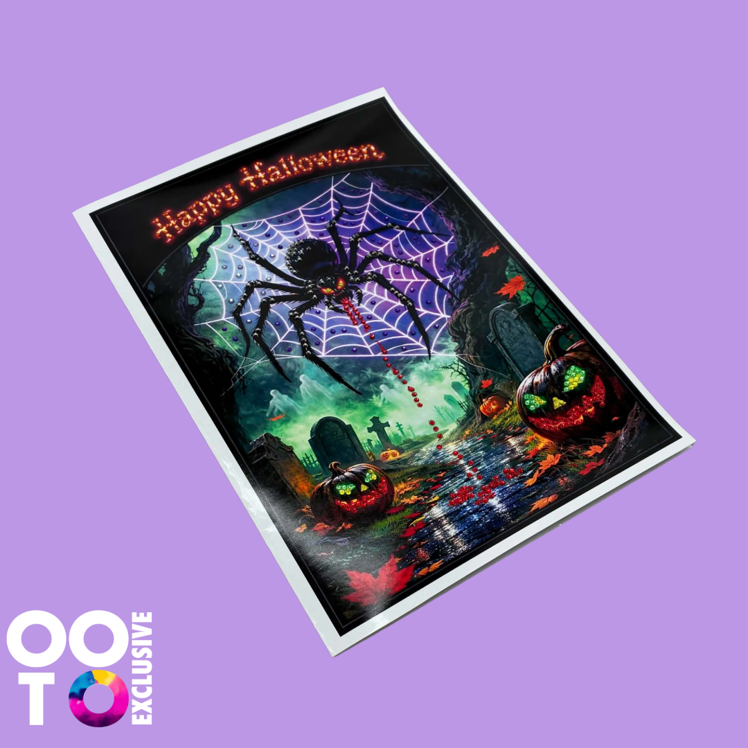 The Halloween Collection | Cards with Rhinestone Crystals