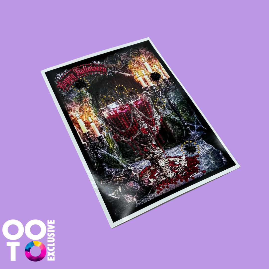 The Halloween Collection | Cards with Rhinestone Crystals