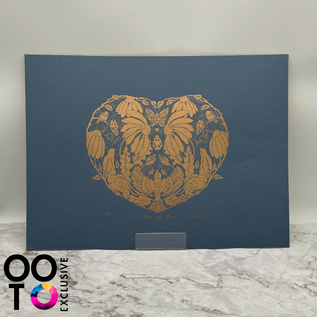 Love & Hope | Variable Edition Lino Prints | Various Styles
