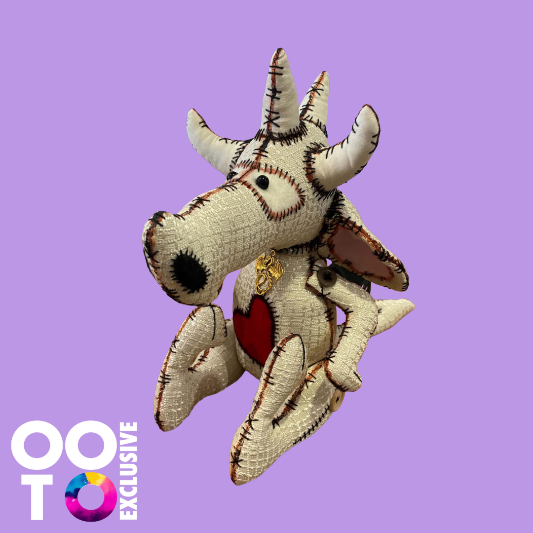 Dragon | Hand Sewn | Fabric Gothic Decoration