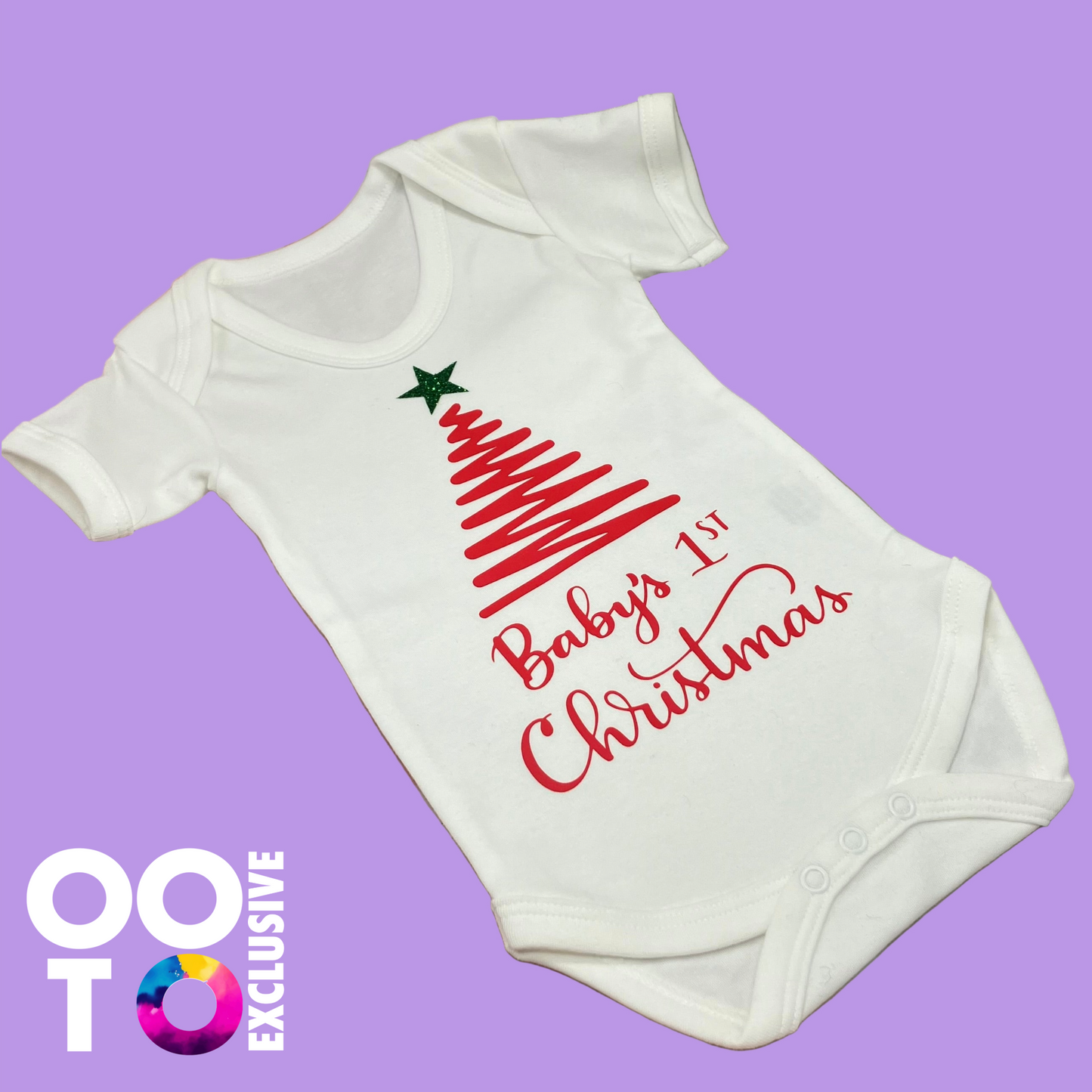 1st Christmas Baby Vests | 2 Designs