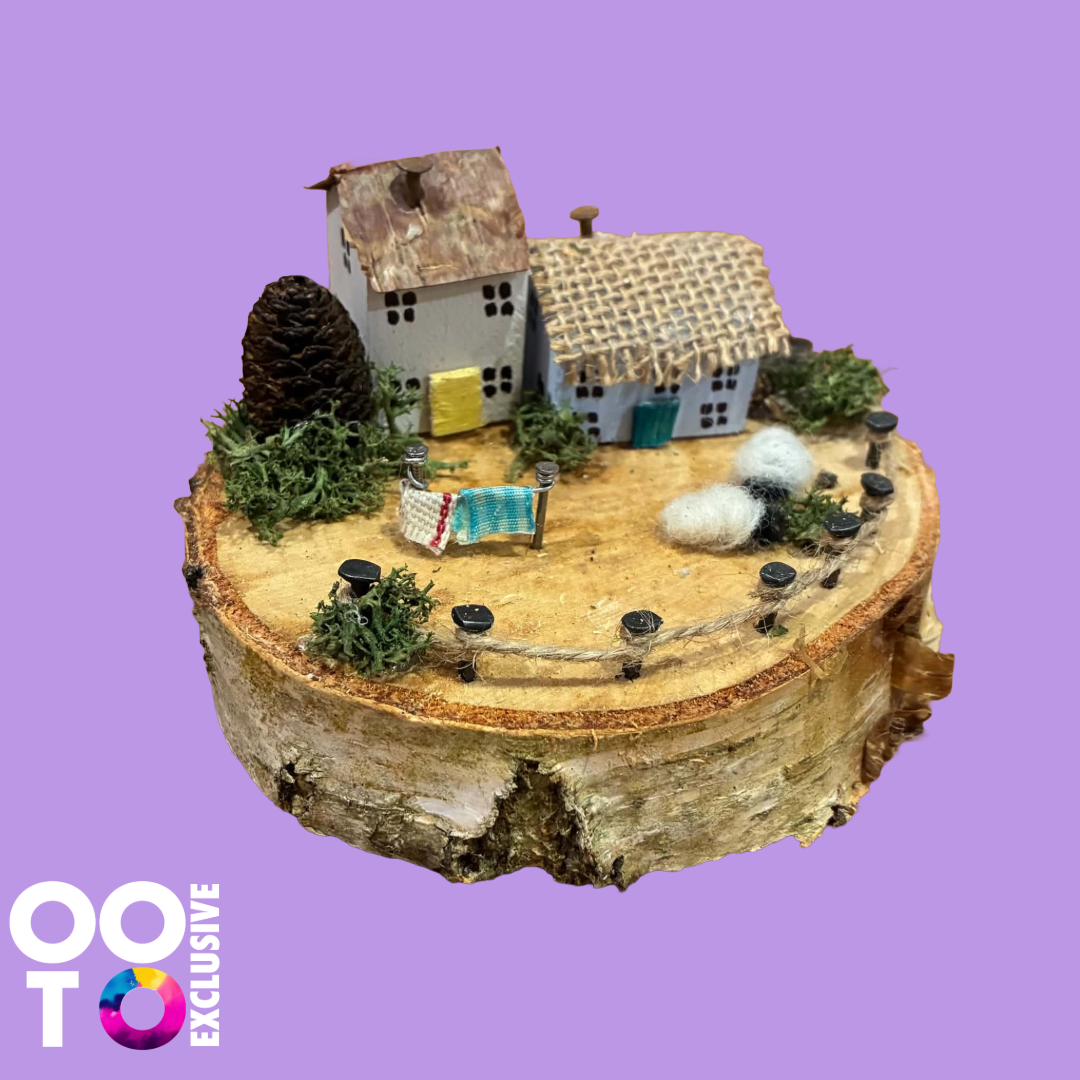 Handmade Small Wooden Country Cottages | Houses with Sheep