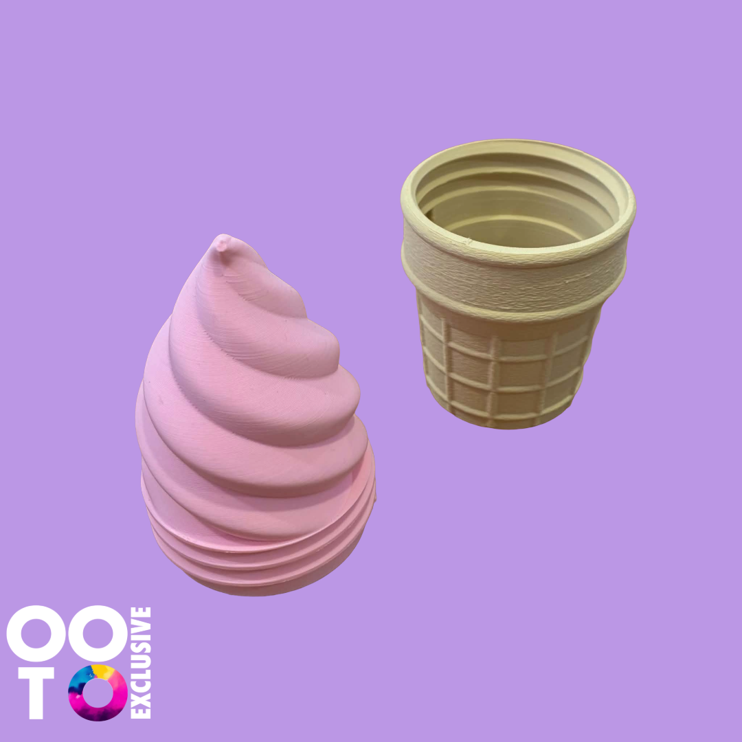 Ice Cream Cone Trinket Pots | 3D Printed