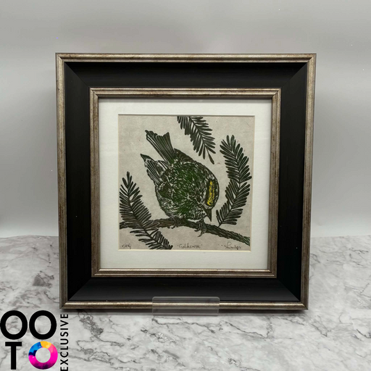 Goldcrest | Open Edition Lino print