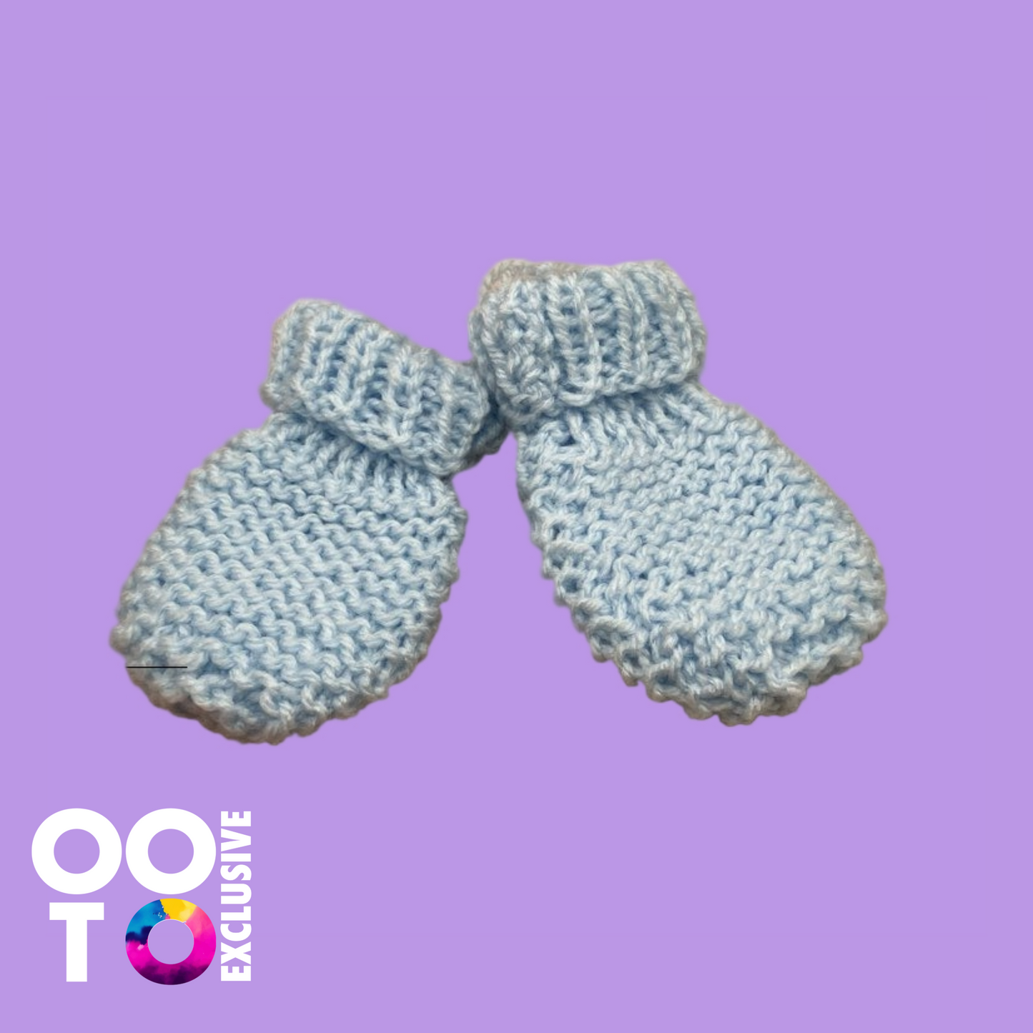 Hand Knitted Baby Hats, Mitts & Bootees | Various Colours