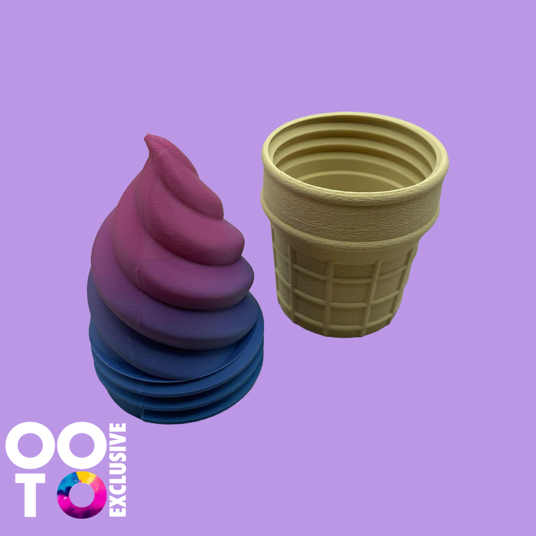 Ice Cream Cone Trinket Pots | 3D Printed
