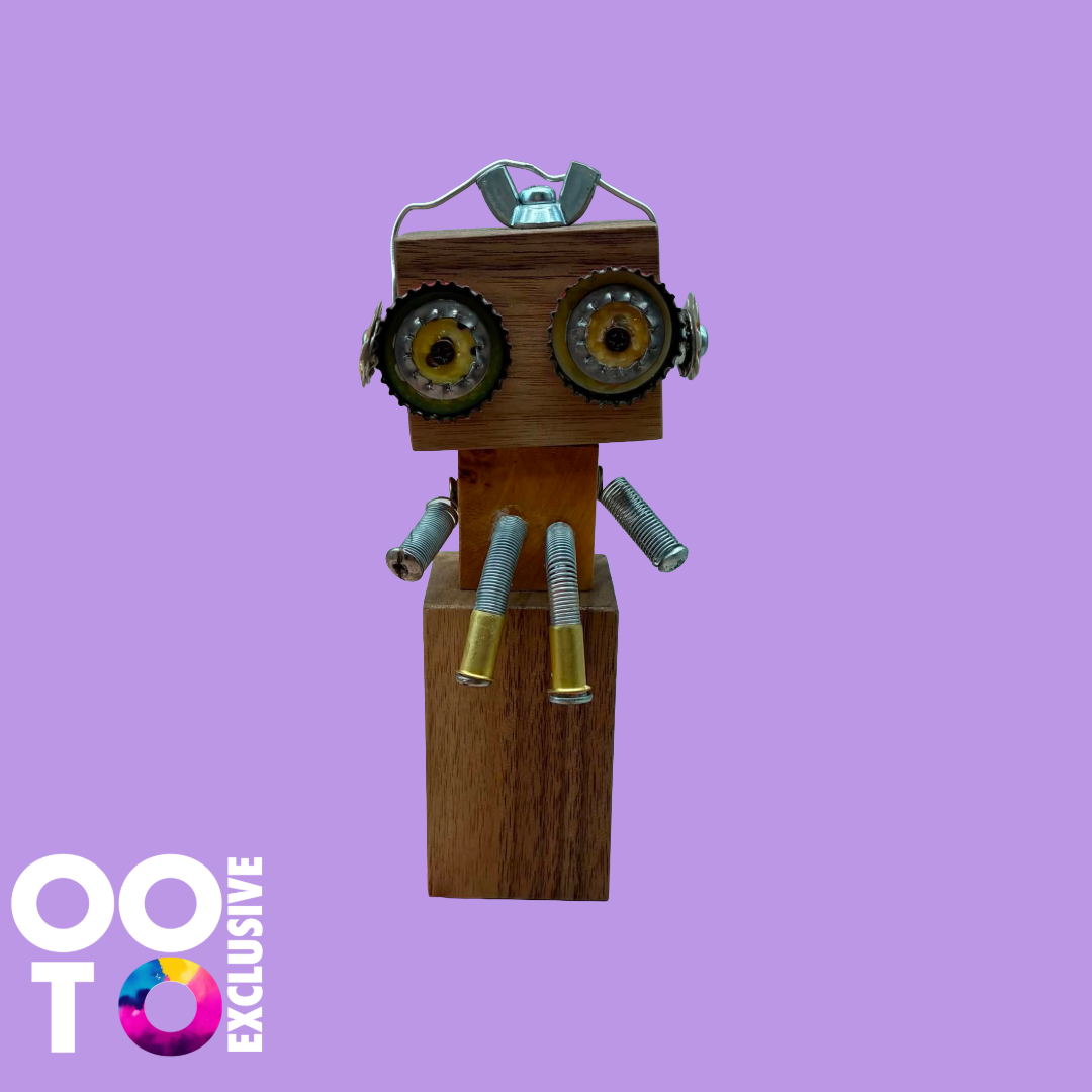 Handmade Wooden Robots | Various Designs