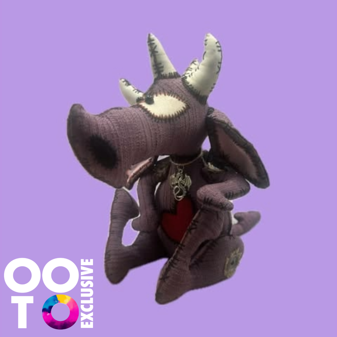Dragon | Hand Sewn | Fabric Gothic Decoration