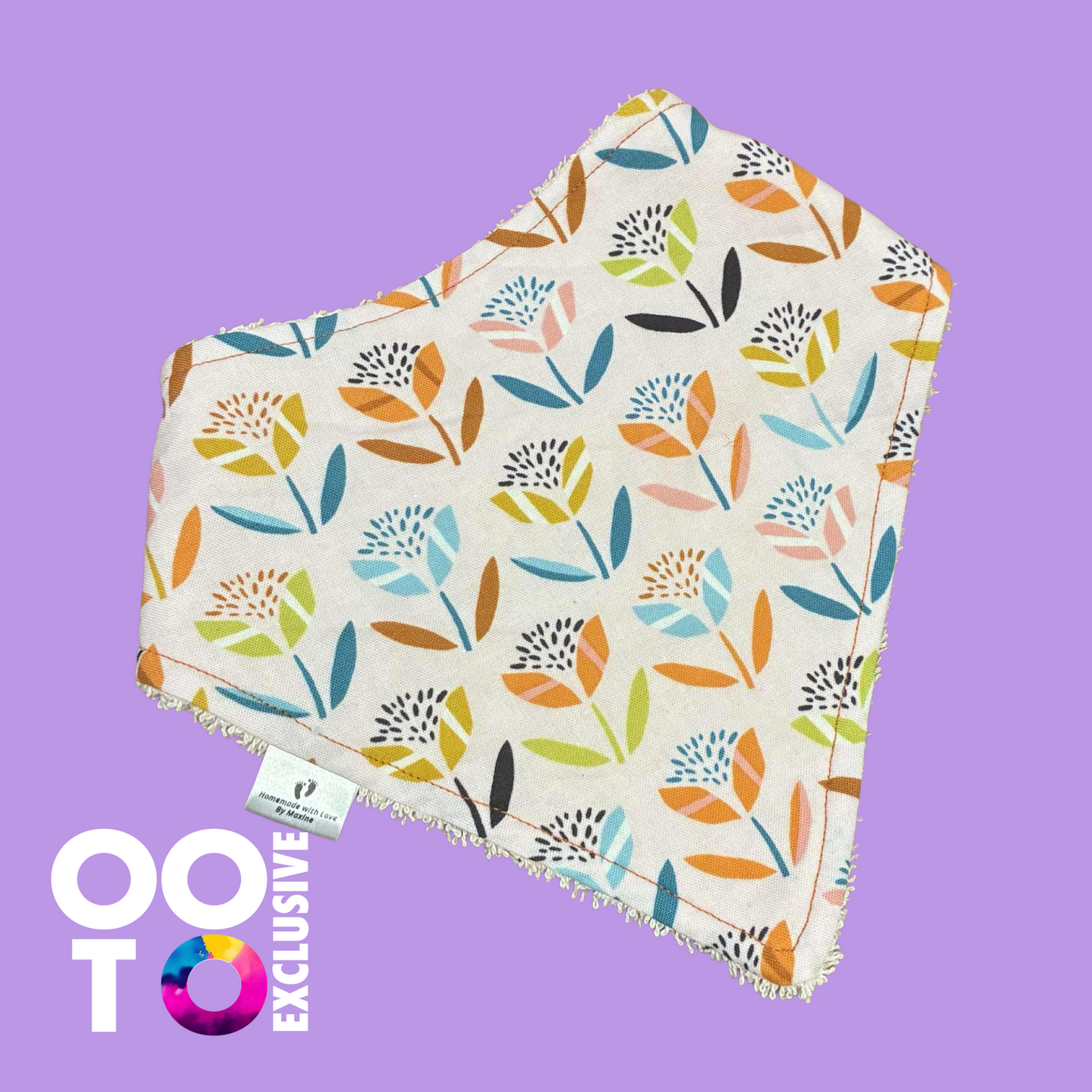 Handmade Baby Cotton Bib | 0-12mths | Various Designs