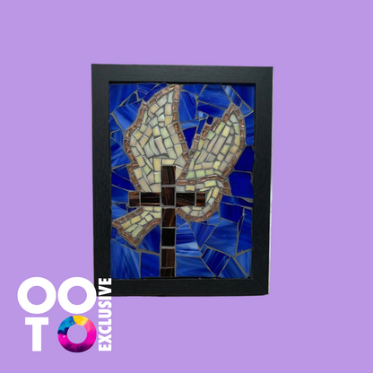 Cross & Dove | Mosaic Picture