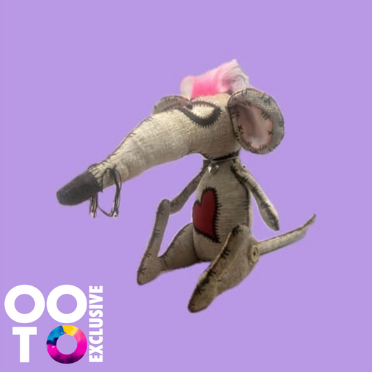 Ratty | Hand Sewn | Fabric Gothic Decoration