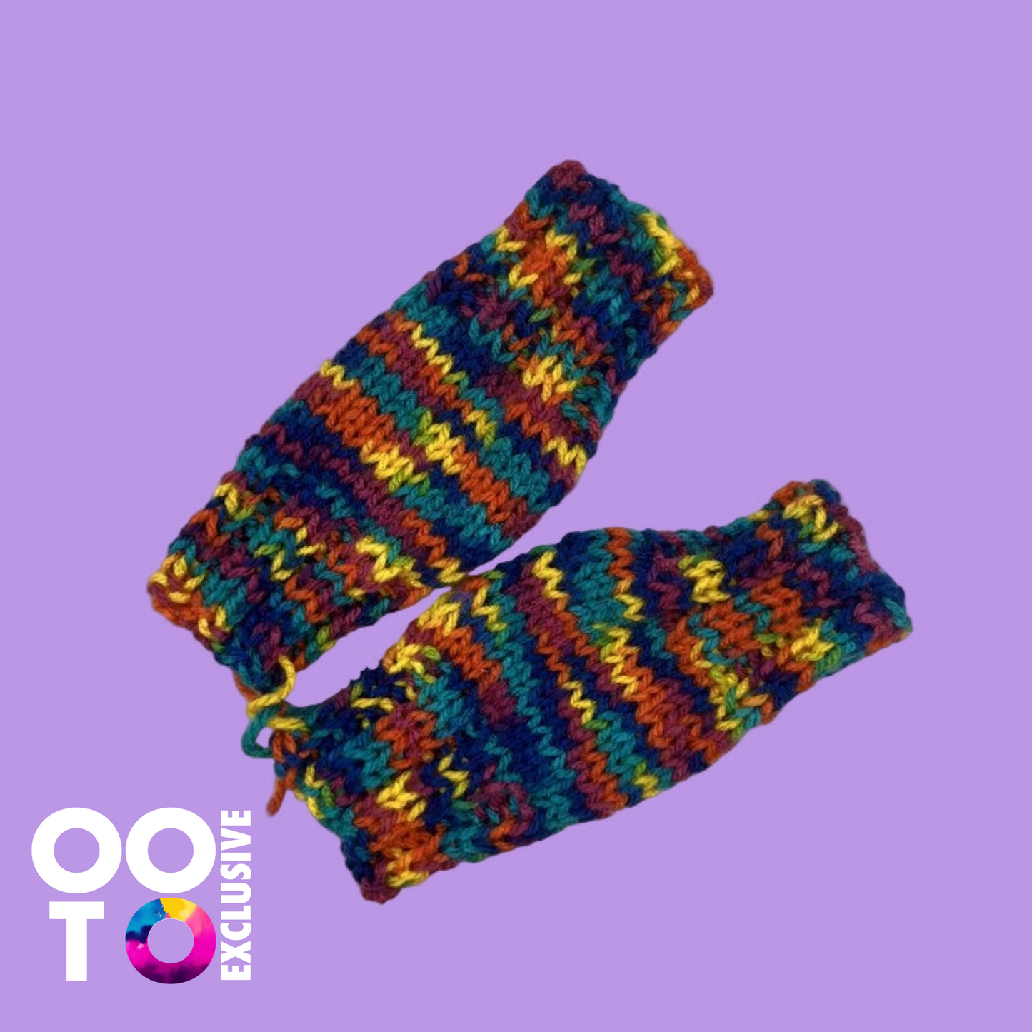 Handmade Acrylic Wool Childrens Wrist Warmers | Various Colours & Sizes