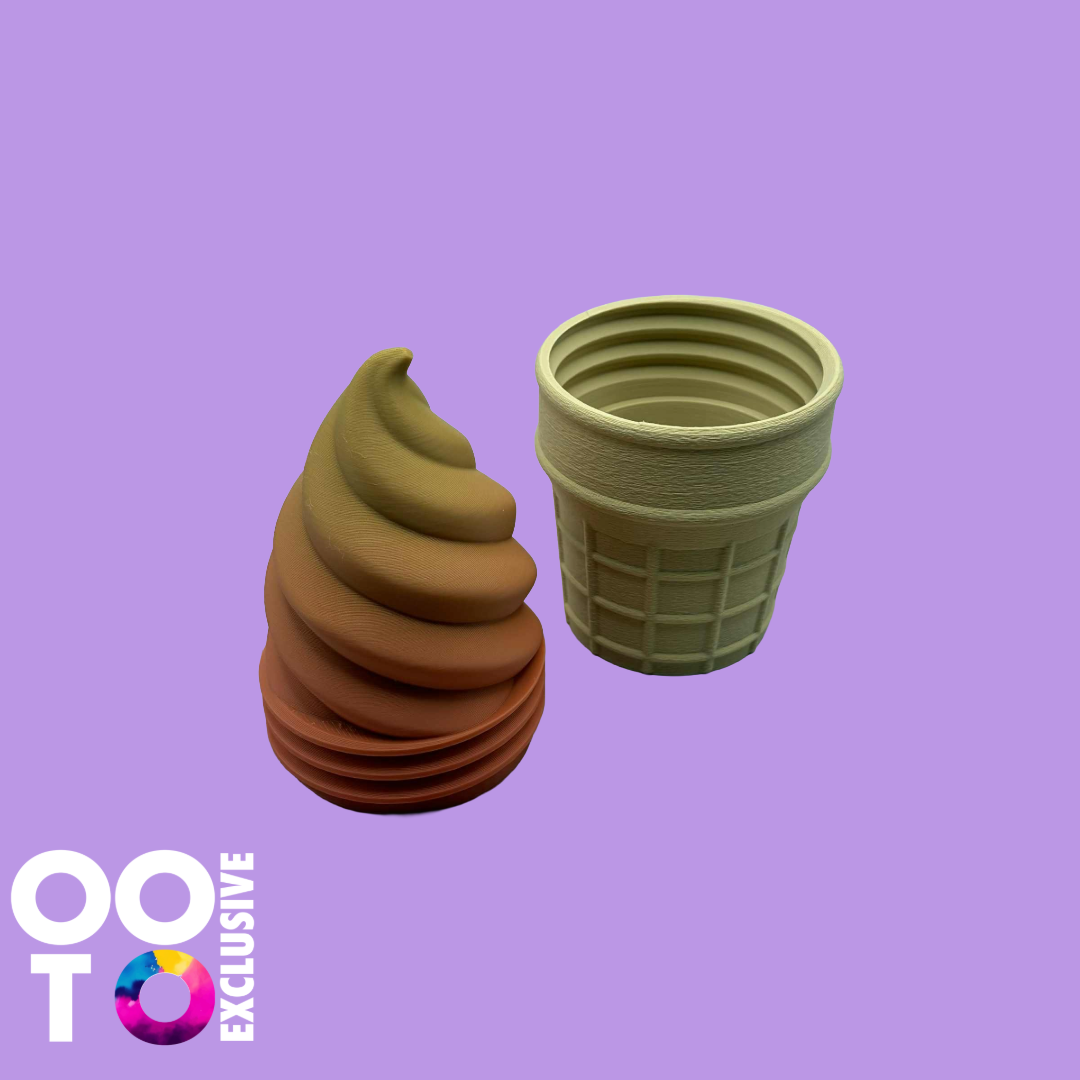 Ice Cream Cone Trinket Pots | 3D Printed