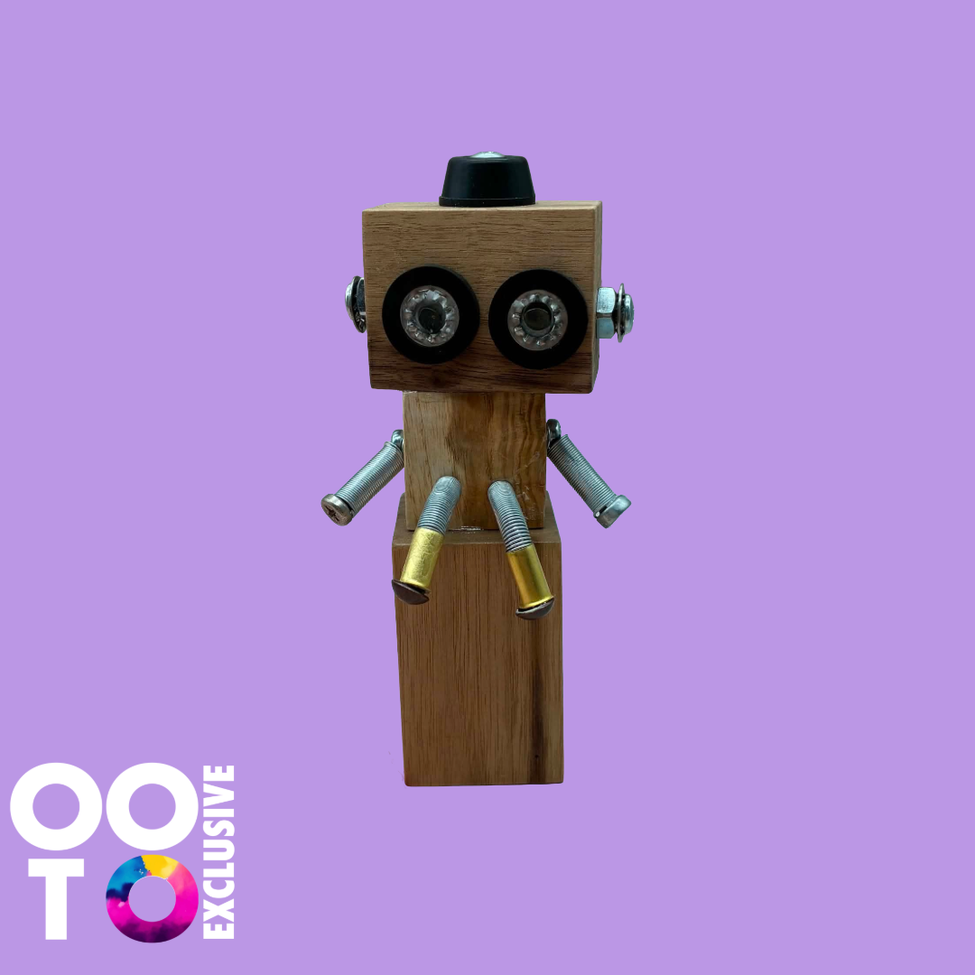 Handmade Wooden Robots | Various Designs