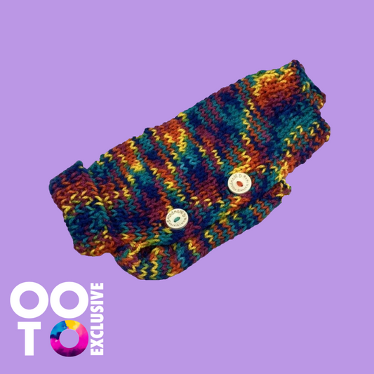 Hand Knitted Dog Coats | Extra Extra Small Dogs with Button Fastenings | Ideal for Puppies / Small Chihuahuas