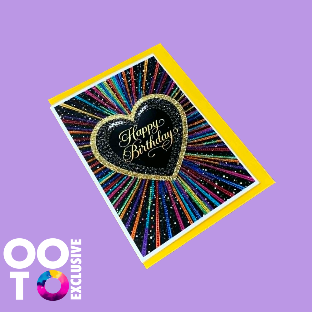 Birthday Cards with Rhinestone Crystals | Various Designs