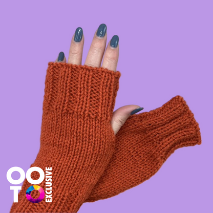 Handmade Adult Wrist Warmers | Acrylic Wool | Various Colours