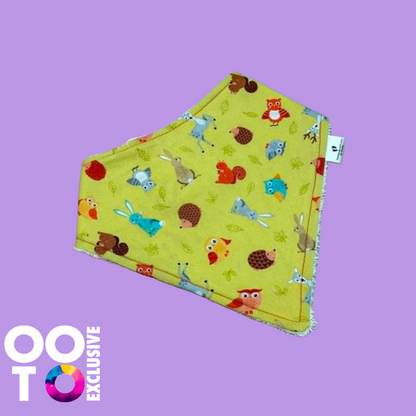 Handmade Baby Cotton Bib | 0-12mths | Various Designs