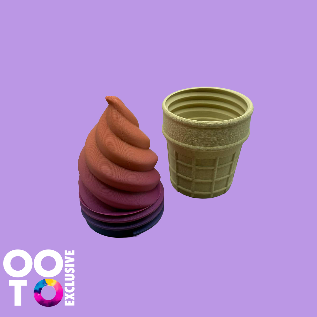 Ice Cream Cone Trinket Pots | 3D Printed