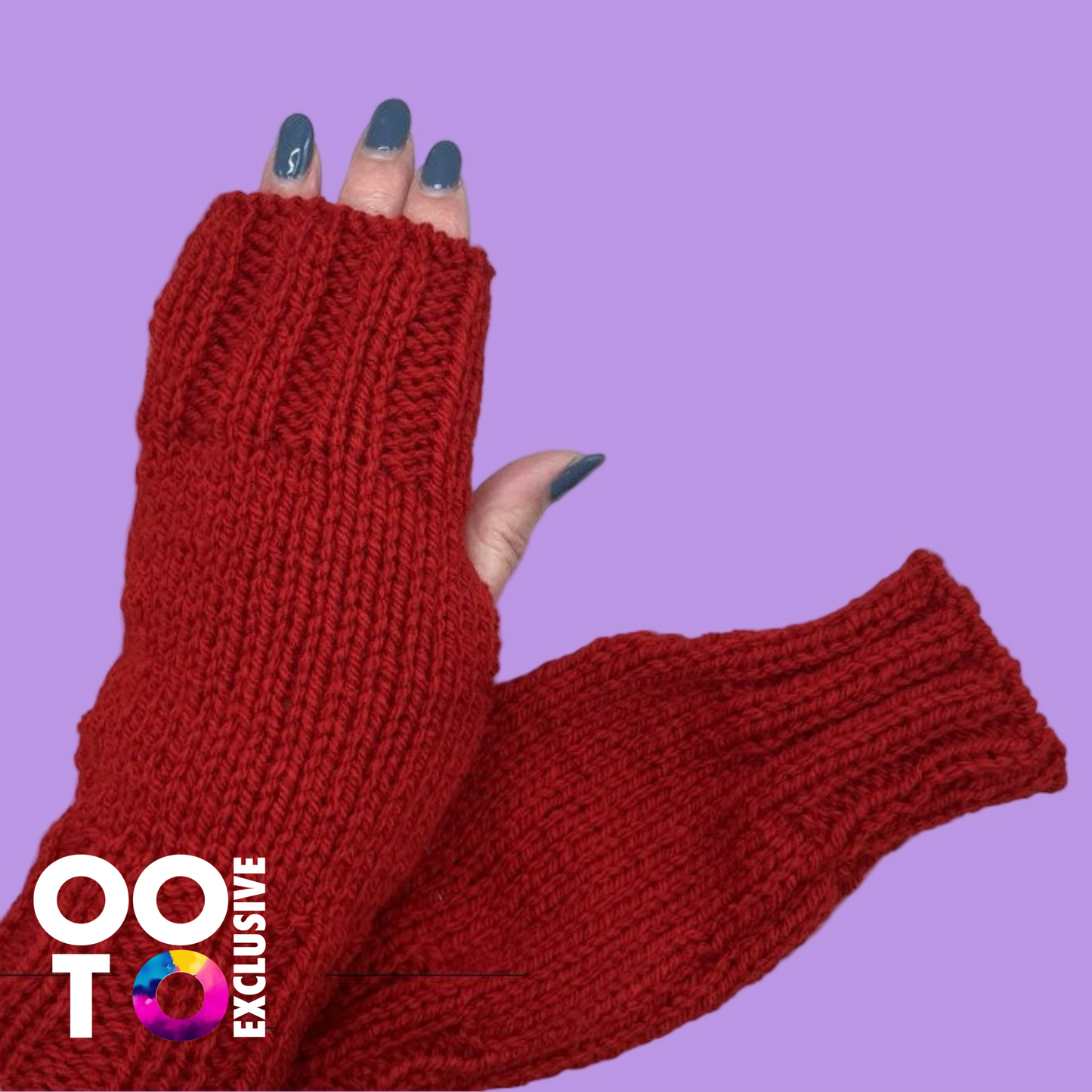 Handmade Adult Wrist Warmers | Acrylic Wool | Various Colours