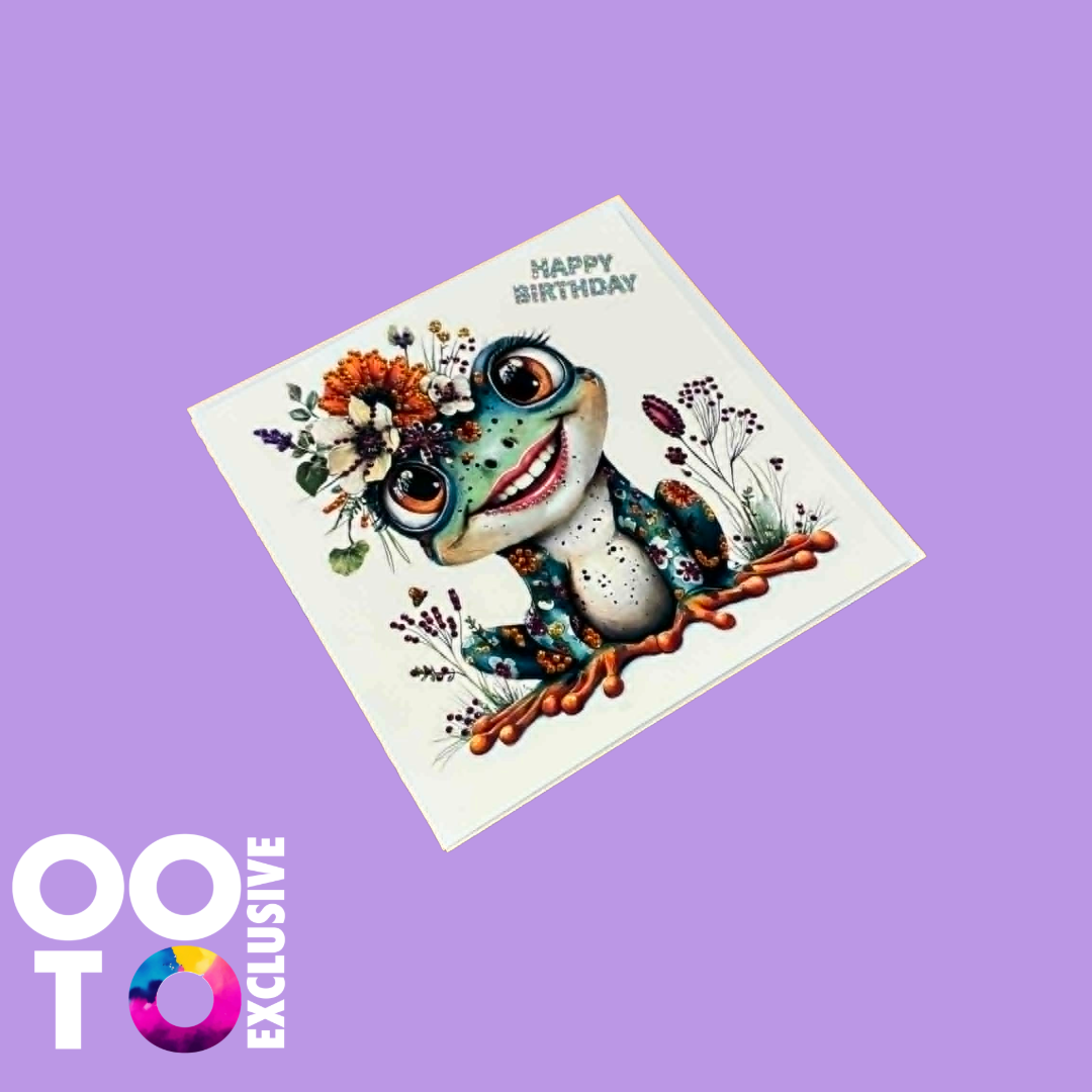 Birthday Cards with Rhinestone Crystals | Various Designs