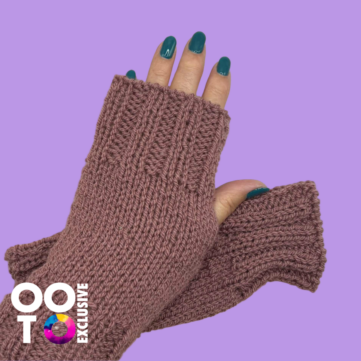 Handmade Adult Wrist Warmers | Acrylic Wool | Various Colours