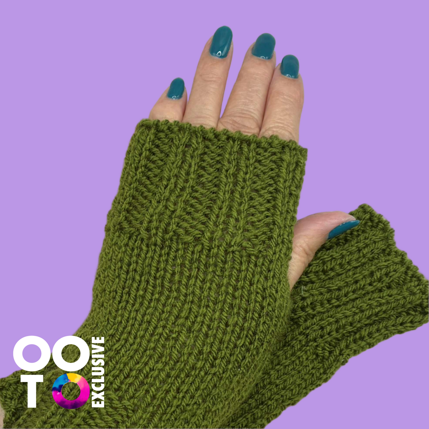 Handmade Adult Wrist Warmers | Acrylic Wool | Various Colours