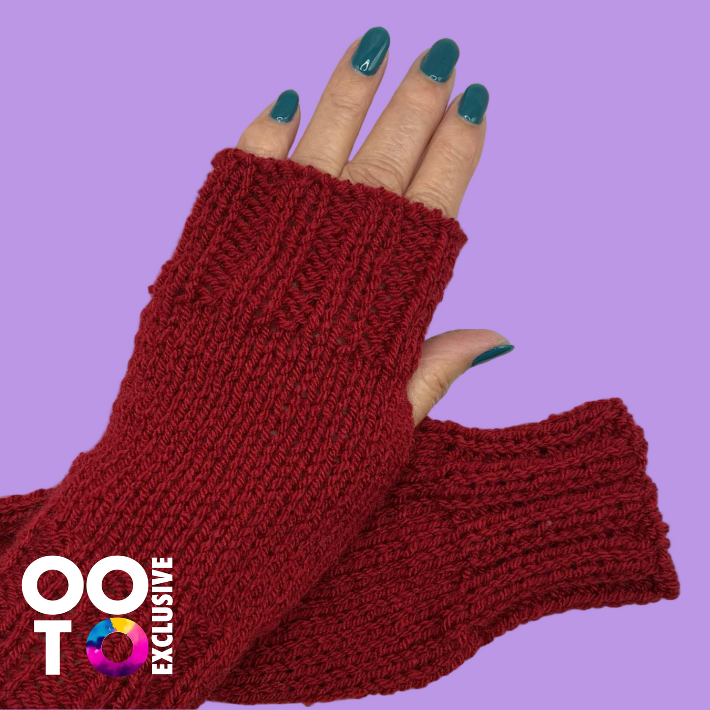 Handmade Adult Wrist Warmers | Acrylic Wool | Various Colours