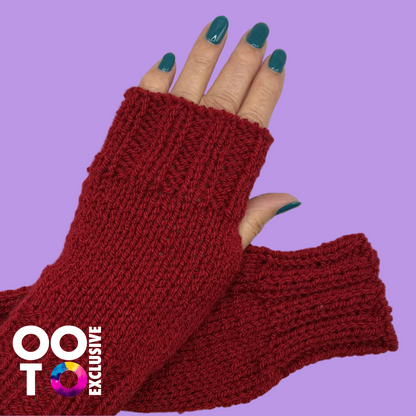 Handmade Adult Wrist Warmers | Acrylic Wool | Various Colours