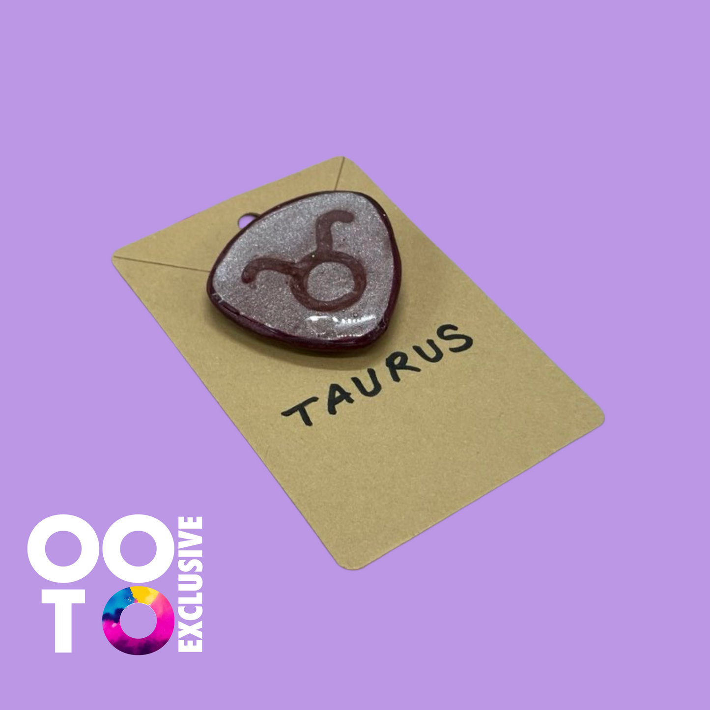 Polymer Clay Zodiac Brooches