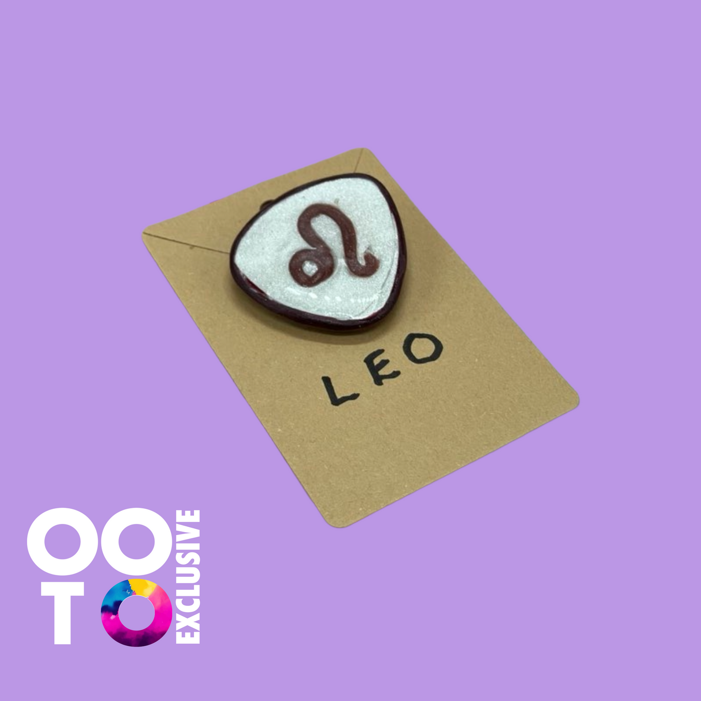 Polymer Clay Zodiac Brooches