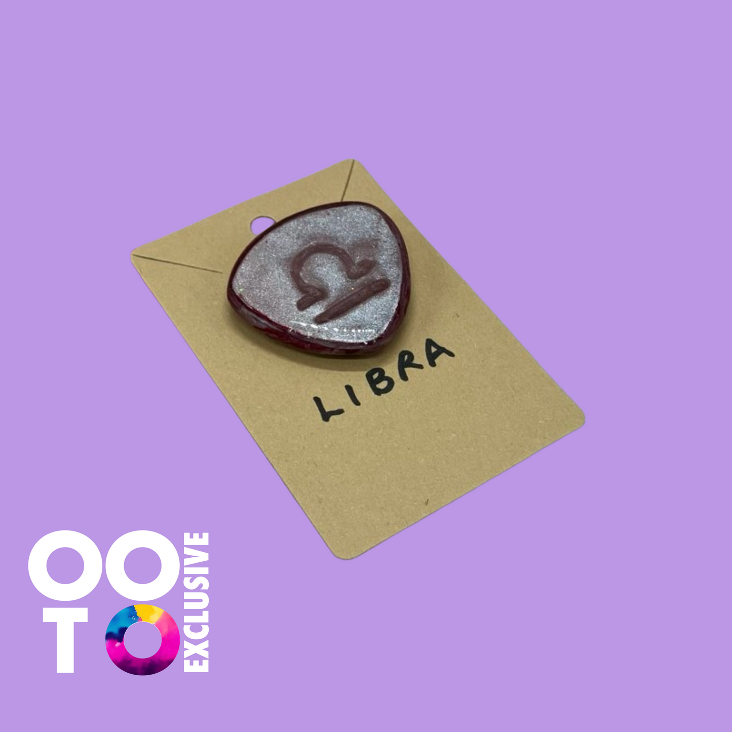 Polymer Clay Zodiac Brooches