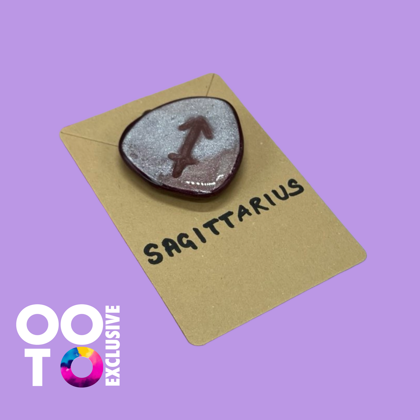 Polymer Clay Zodiac Brooches