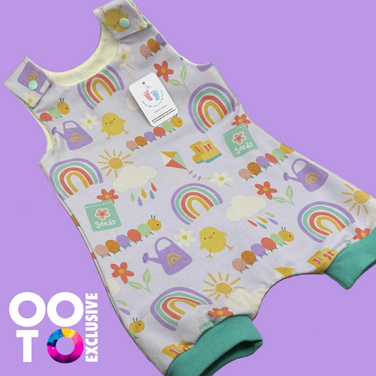 Baby Short Leg Romper Suits | Various Colours & Designs
