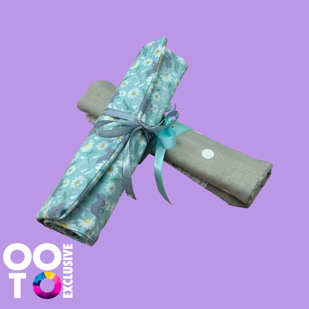 Handmade Fabric Make Up Brush Rolls | Various Designs